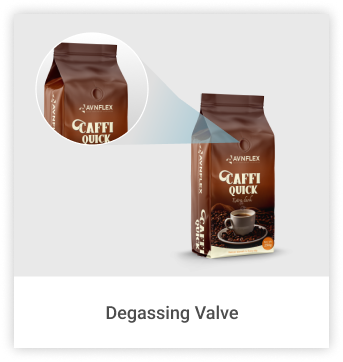 Degassing valve Pouch Packing Design