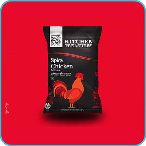 chicken masala Pouch Packing Design