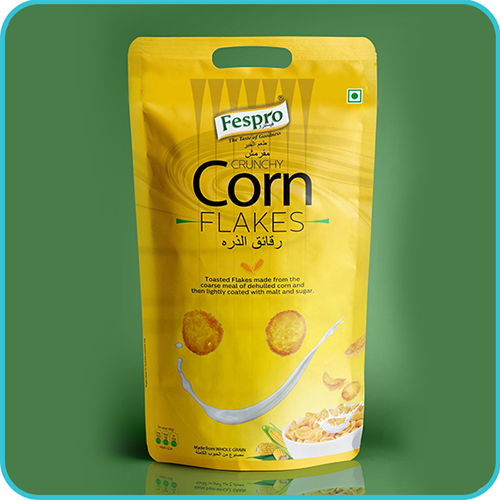 Corn Flales Pouch Packing Design