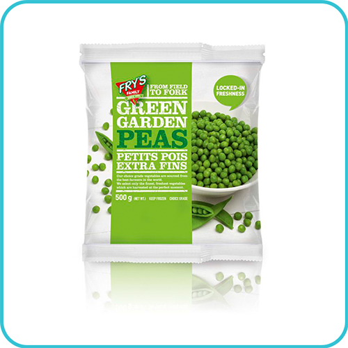 Frozen Peas Pouch design