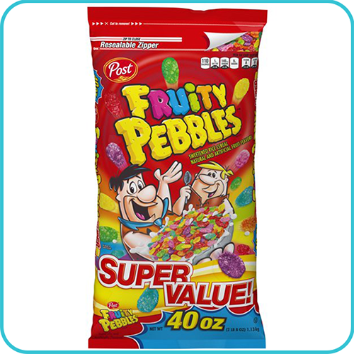 Fruits Pebbles pouch design