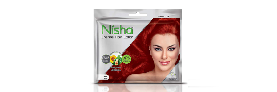 hair color Pouch Packing Design