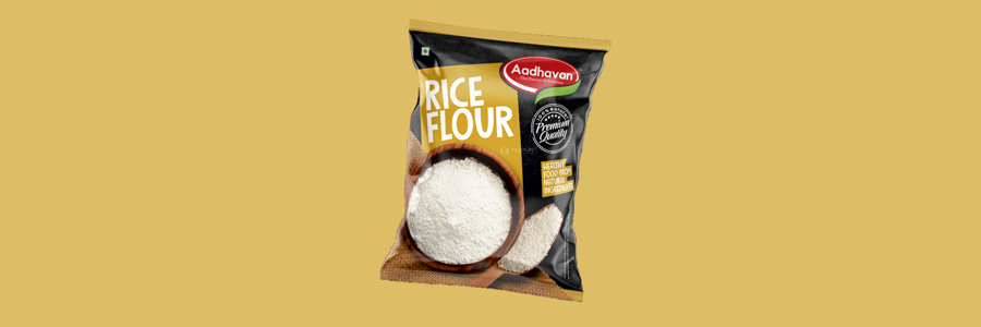 Rice Flour Pouch Packing Design