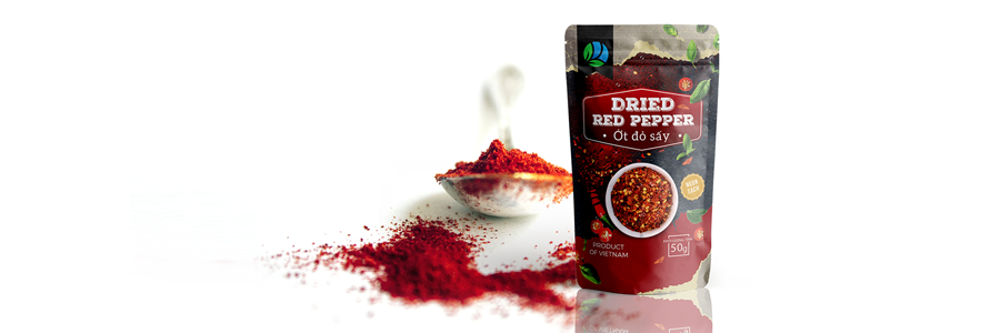 dried red peppers Pouch Packing Design1