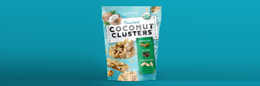 Coconut clusters Pouch Packing Design