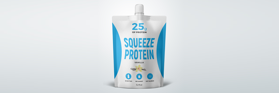 Squeeze Protein Pouch Packing Design