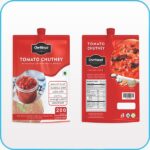 Chutney pouch packaging design