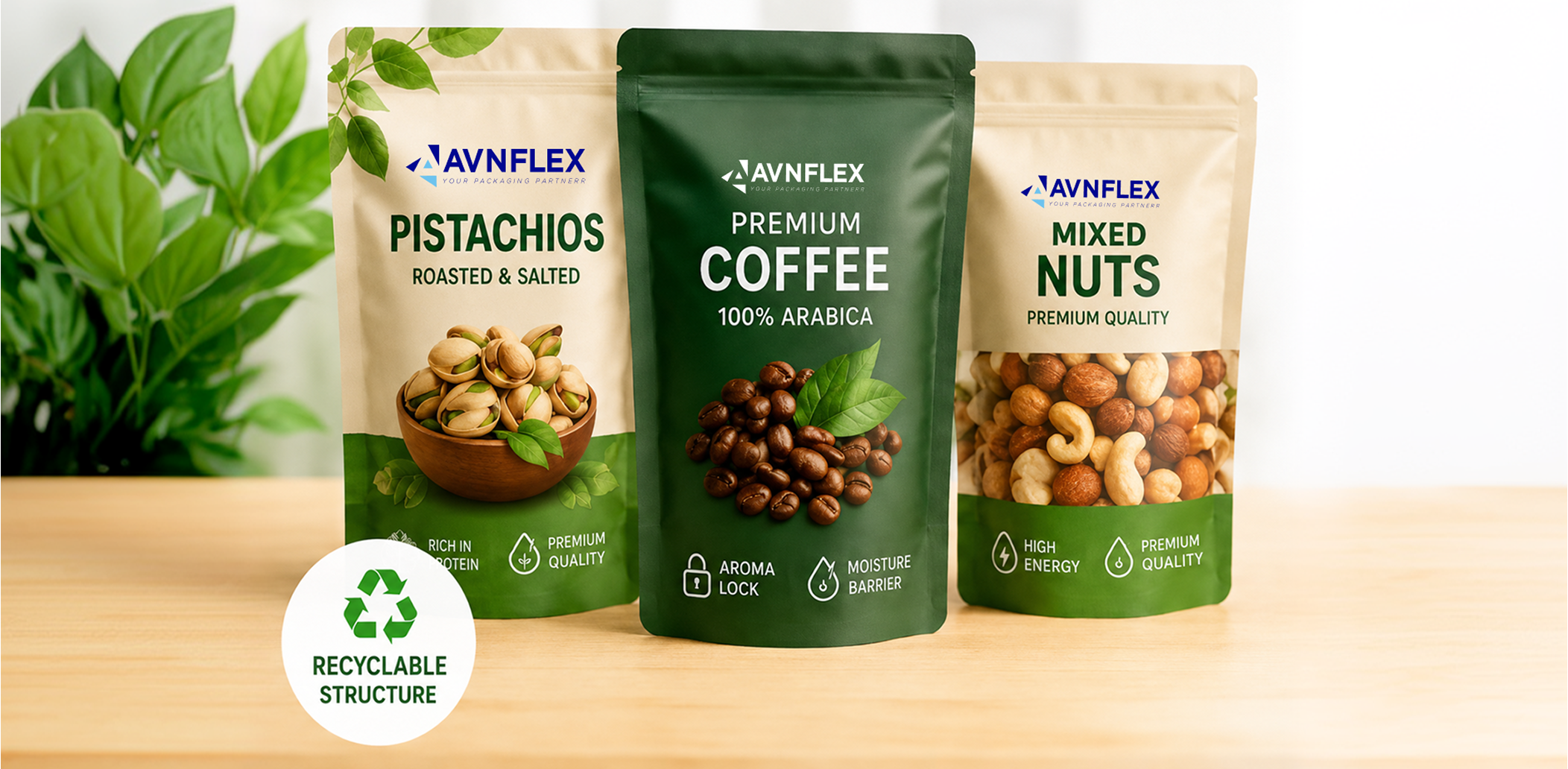 Recyclable Stand-Up Pouches
